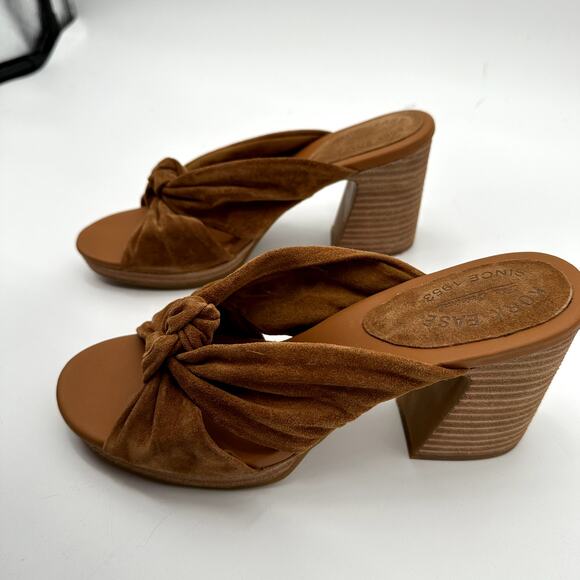 KORK EASE New without Box Haya Heels in Tan Camel Suede // 11 - Picture 6 of 12